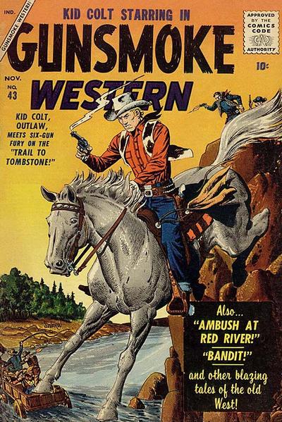 Cover for Gunsmoke Western (Marvel, 1955 series) #43