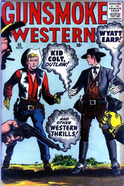 Cover for Gunsmoke Western (Marvel, 1955 series) #55