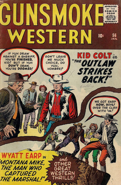 Cover for Gunsmoke Western (Marvel, 1955 series) #56