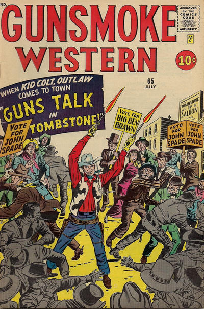 Cover for Gunsmoke Western (Marvel, 1955 series) #65