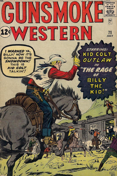 Cover for Gunsmoke Western (Marvel, 1955 series) #71