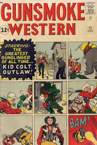 Cover for Gunsmoke Western (Marvel, 1955 series) #75