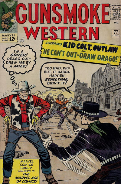 Cover for Gunsmoke Western (Marvel, 1955 series) #77