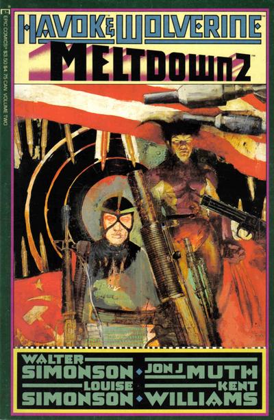 Cover for Havok & Wolverine - Meltdown (Marvel, 1988 series) #2