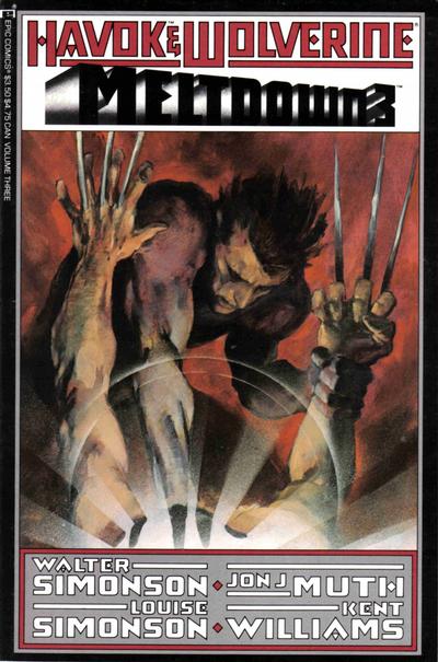 Cover for Havok & Wolverine - Meltdown (Marvel, 1988 series) #3