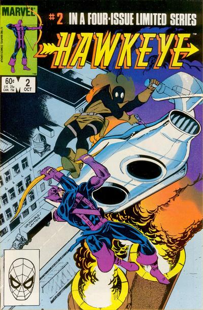 Cover for Hawkeye (Marvel, 1983 series) #2 [Direct]