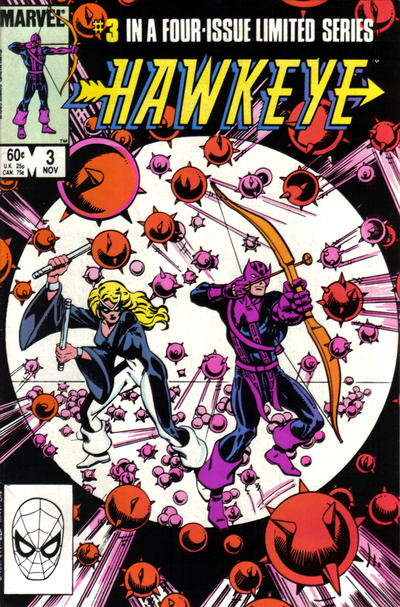 Cover for Hawkeye (Marvel, 1983 series) #3 [Direct]