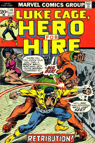 Cover for Hero for Hire (Marvel, 1972 series) #14