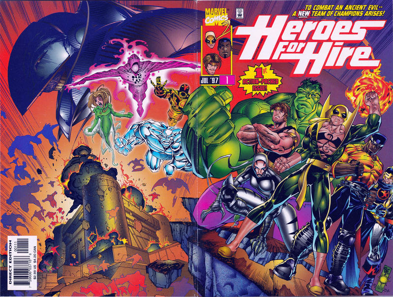 Cover for Heroes for Hire (Marvel, 1997 series) #1 [Direct Edition]