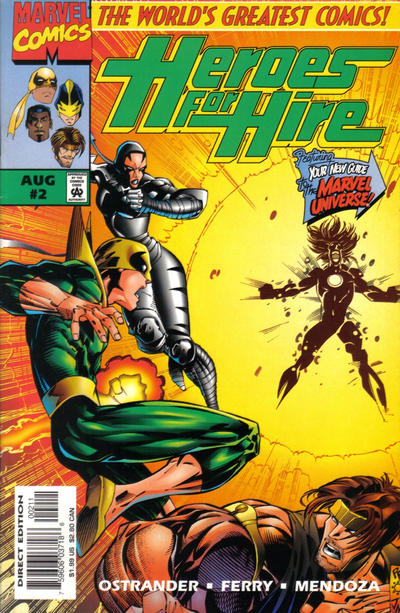Cover for Heroes for Hire (Marvel, 1997 series) #2 [Direct Edition]