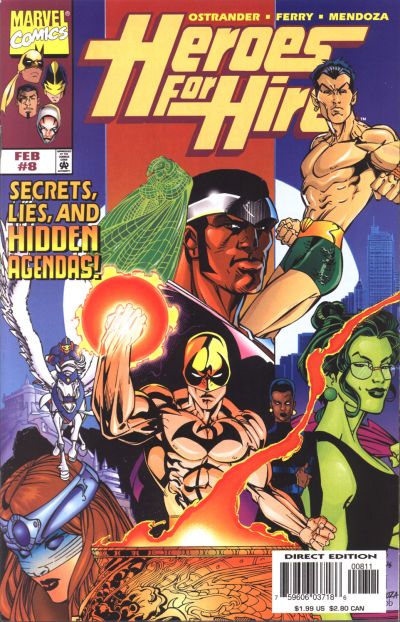 Cover for Heroes for Hire (Marvel, 1997 series) #8 [Direct Edition]
