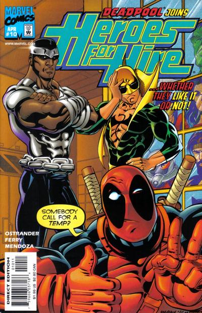 Cover for Heroes for Hire (Marvel, 1997 series) #10 [Direct Edition]