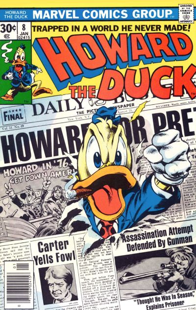 Cover for Howard the Duck (Marvel, 1976 series) #8 [Regular Edition]