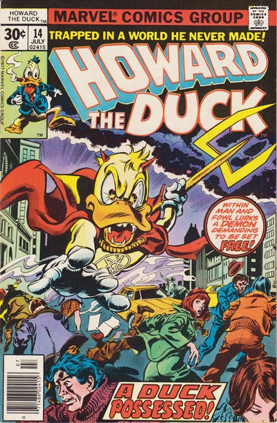 Cover for Howard the Duck (Marvel, 1976 series) #14 [30¢]