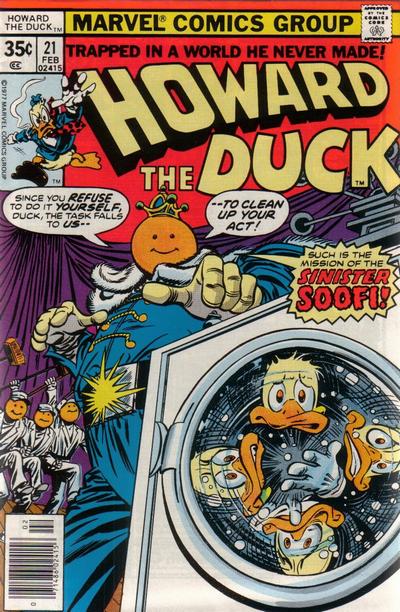 Cover for Howard the Duck (Marvel, 1976 series) #21 [Regular Edition]