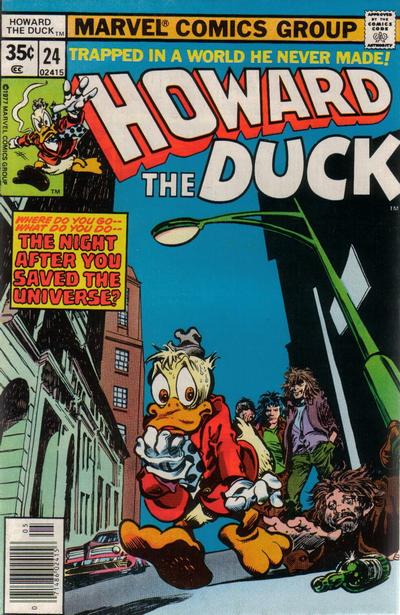Cover for Howard the Duck (Marvel, 1976 series) #24 [Regular Edition]