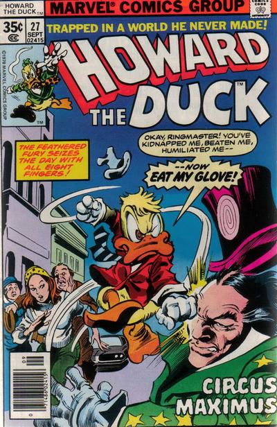Cover for Howard the Duck (Marvel, 1976 series) #27