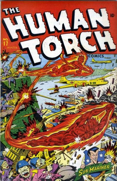 Cover for The Human Torch (Marvel, 1940 series) #17