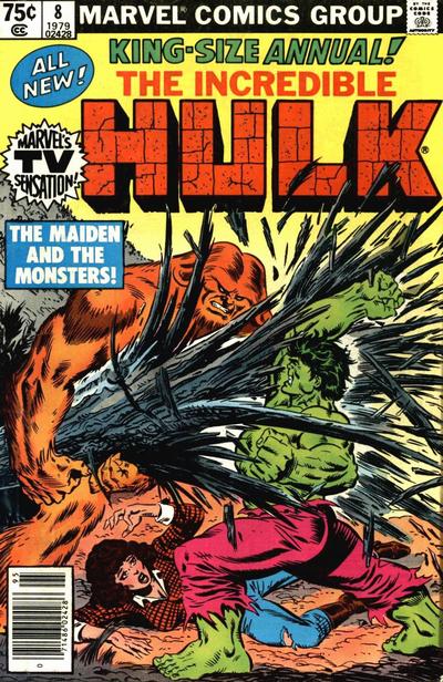 Cover for The Incredible Hulk Annual (Marvel, 1976 series) #8 [Newsstand]