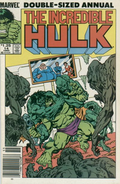 Cover for The Incredible Hulk Annual (Marvel, 1976 series) #14 [Newsstand]