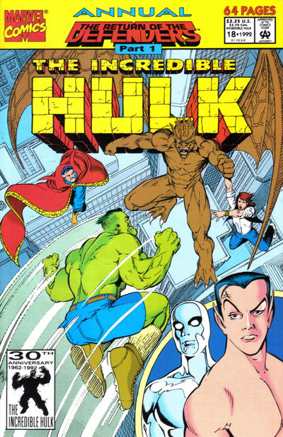 Cover for The Incredible Hulk Annual (Marvel, 1976 series) #18 [Direct]
