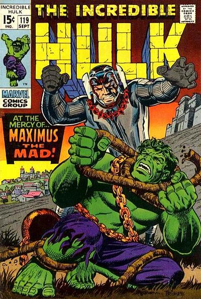 Cover for The Incredible Hulk (Marvel, 1968 series) #119