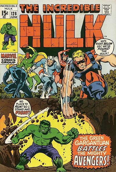 Cover for The Incredible Hulk (Marvel, 1968 series) #128
