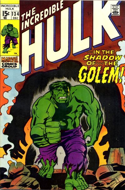 Cover for The Incredible Hulk (Marvel, 1968 series) #134