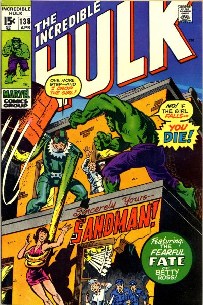 Cover for The Incredible Hulk (Marvel, 1968 series) #138