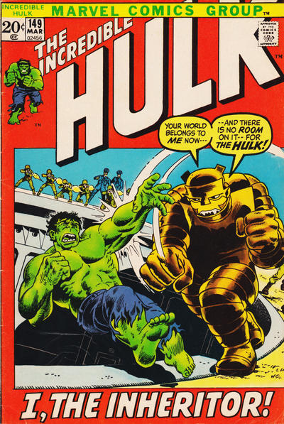 Cover for The Incredible Hulk (Marvel, 1968 series) #149