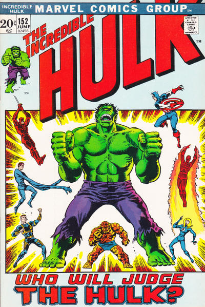 Cover for The Incredible Hulk (Marvel, 1968 series) #152