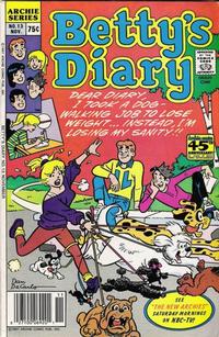 Cover Thumbnail for Betty's Diary (Archie, 1986 series) #13 [Regular Edition]