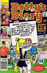 Cover Thumbnail for Betty's Diary (Archie, 1986 series) #14 [Regular Edition]