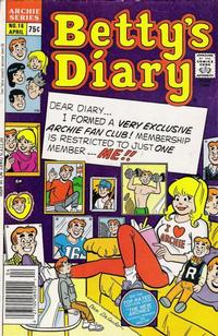 Cover Thumbnail for Betty's Diary (Archie, 1986 series) #16