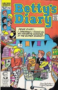 Cover Thumbnail for Betty's Diary (Archie, 1986 series) #22 [Direct]