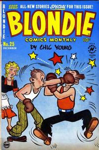 Cover Thumbnail for Blondie Comics Monthly (Harvey, 1950 series) #25