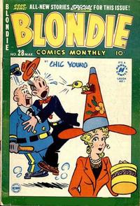 Cover Thumbnail for Blondie Comics Monthly (Harvey, 1950 series) #28
