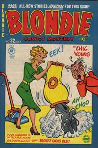 Cover for Blondie Comics Monthly (Harvey, 1950 series) #32