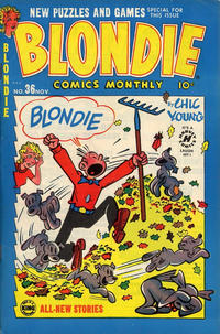 Cover Thumbnail for Blondie Comics Monthly (Harvey, 1950 series) #36