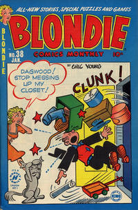 Cover Thumbnail for Blondie Comics Monthly (Harvey, 1950 series) #38
