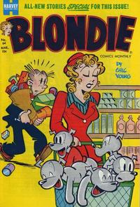 Cover Thumbnail for Blondie Comics Monthly (Harvey, 1950 series) #64