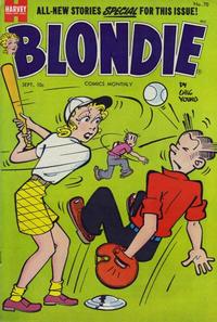 Cover Thumbnail for Blondie Comics Monthly (Harvey, 1950 series) #70