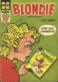 Cover for Blondie Comics Monthly (Harvey, 1950 series) #74