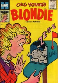 Cover Thumbnail for Blondie Comics Monthly (Harvey, 1950 series) #84