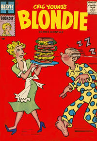 Cover Thumbnail for Blondie Comics Monthly (Harvey, 1950 series) #102