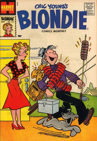 Cover Thumbnail for Blondie Comics Monthly (Harvey, 1950 series) #114
