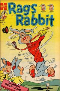 Cover Thumbnail for Rags Rabbit (Harvey, 1951 series) #16