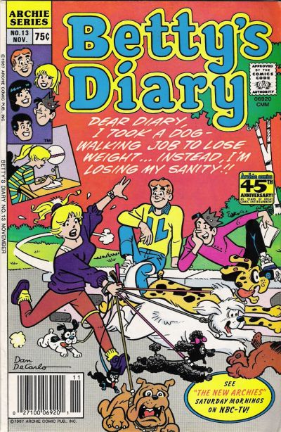Cover for Betty's Diary (Archie, 1986 series) #13 [Regular Edition]