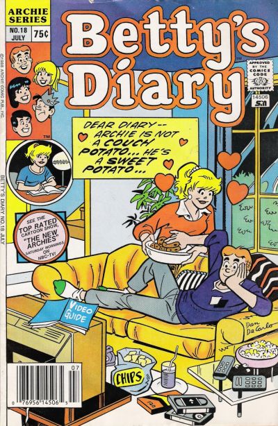 Cover for Betty's Diary (Archie, 1986 series) #18 [Newsstand]