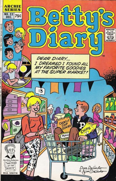 Cover for Betty's Diary (Archie, 1986 series) #22 [Direct]